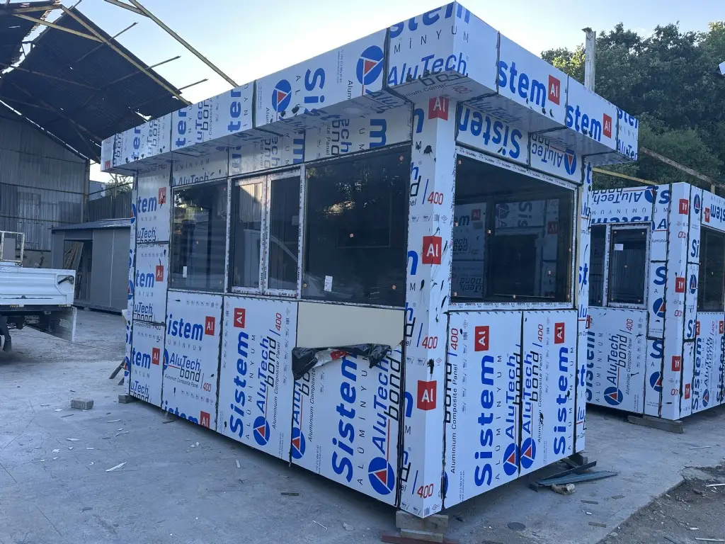 200x300 Kompozit Kaplama Güvenlik Bekçi Kulübesi