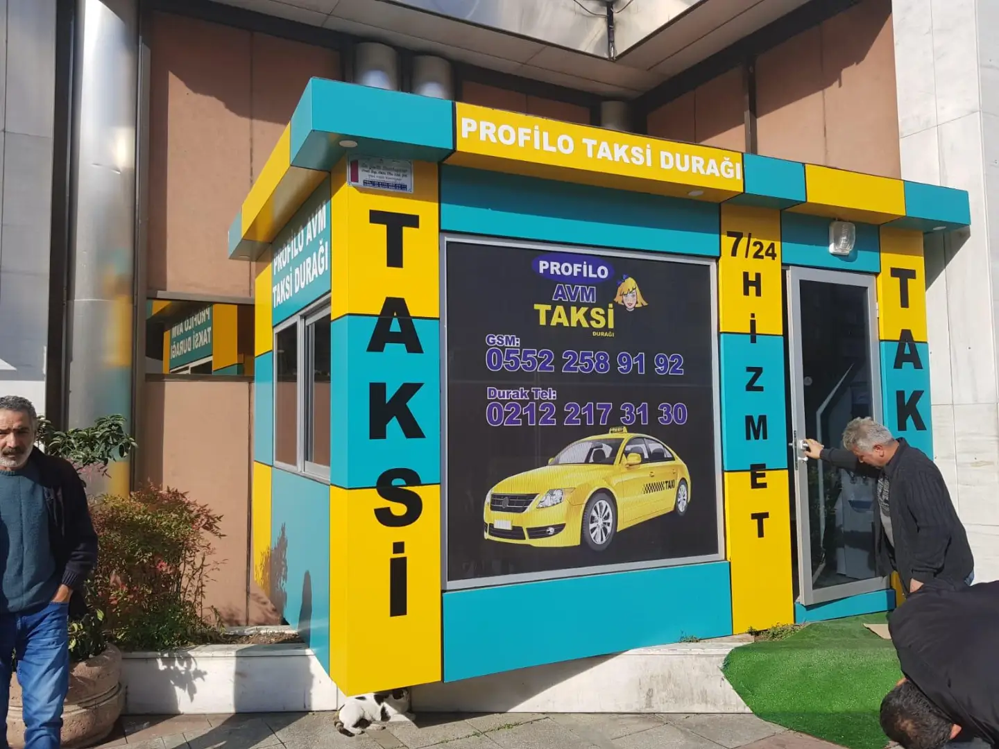 300X400 KOMPOZİT KAPLAMA TAKSİ DURAĞI