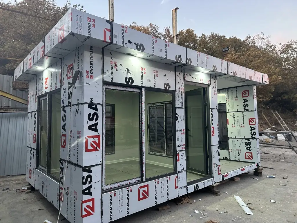 300x500 Kompozit Kaplama Güvenlik Bekçi Kulübesi