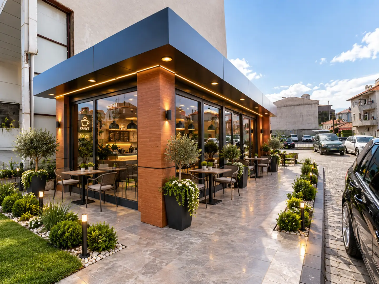 350CMX900CM KOMPOZİT KAPLAMA ÖZEL TASARIM  OFİS KONTEYNER