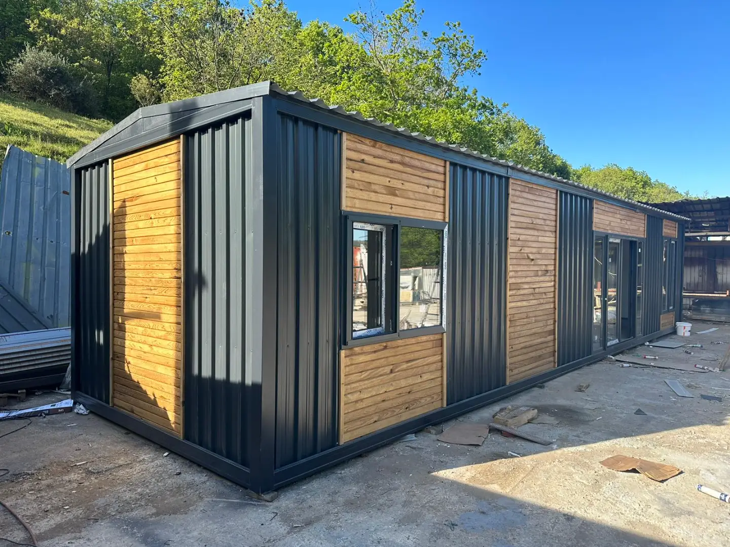 350cmx1200cm 2+1 TAŞINABİLİR KONUT KONTEYNER