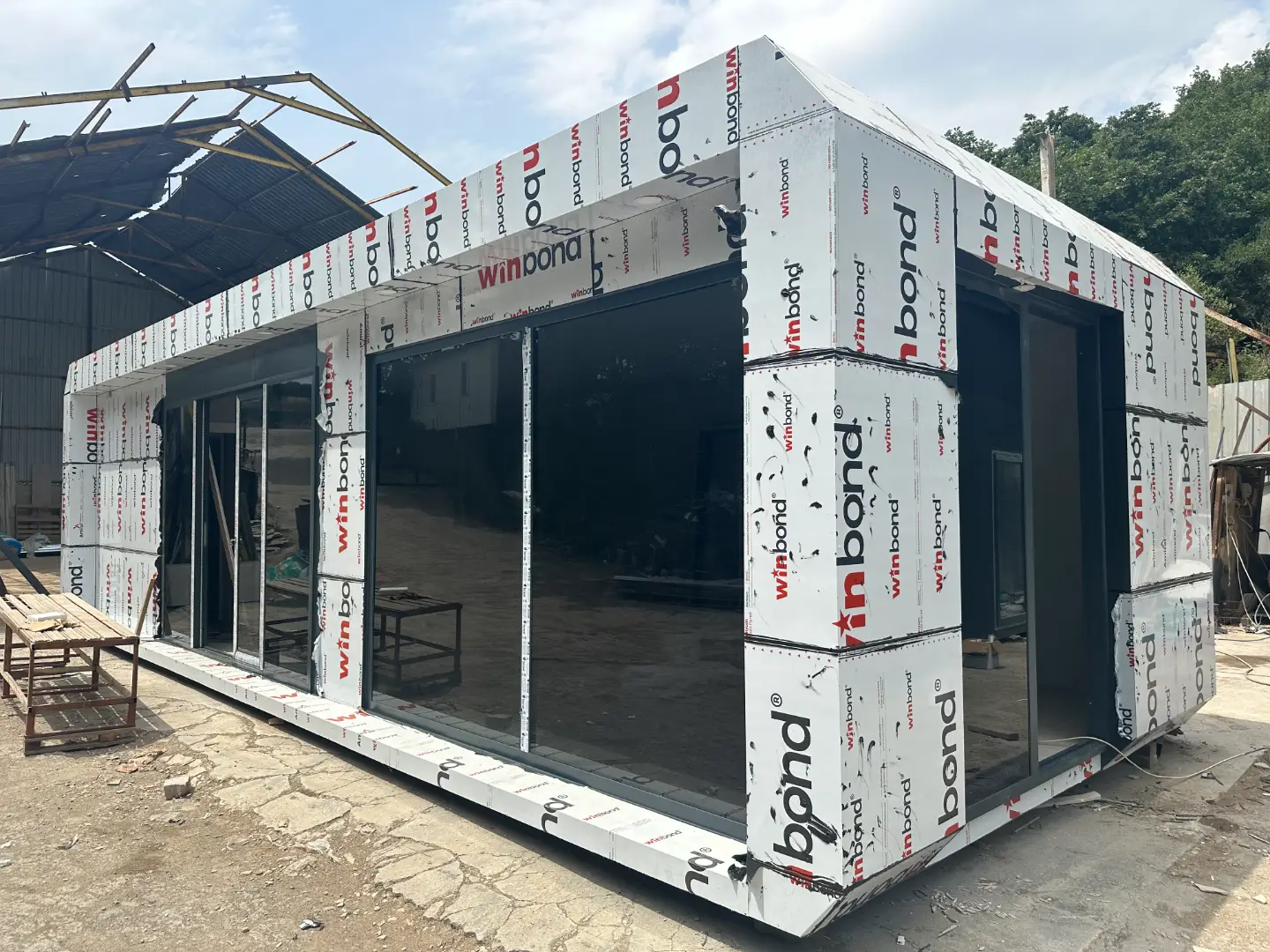 400cmx1200 KOMPOZİT KAPLMA OFİS KONTEYNER