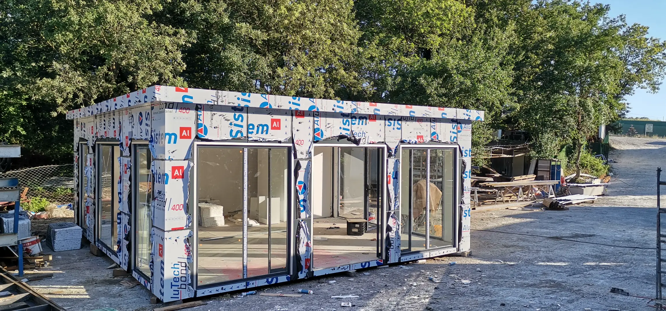 BİRLEŞİMLİ KOMPOZİT KAPLAMA OFİS KONTEYNER