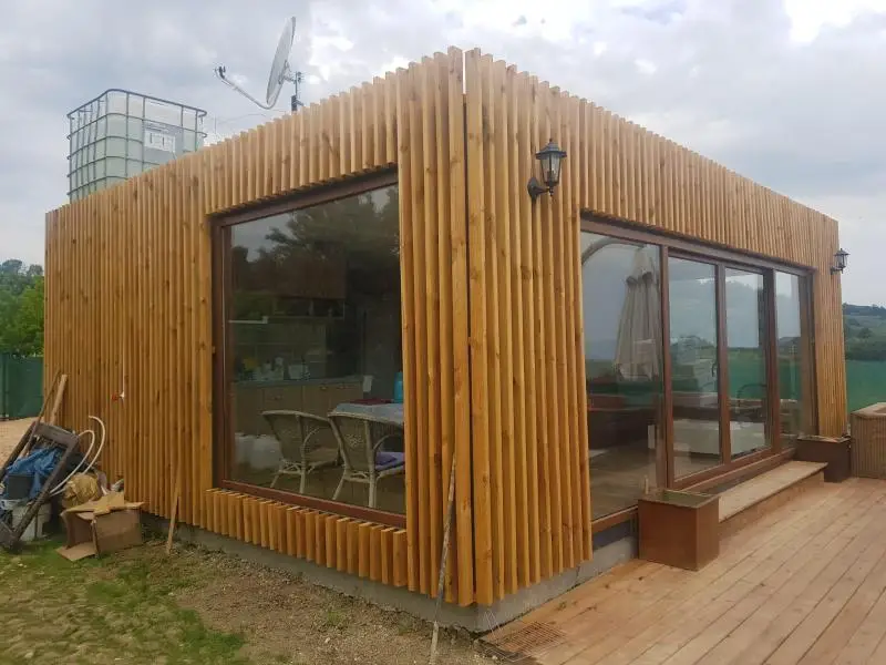 600CMX700CM 42 M2 AHŞAP PERGOLE KAPLAMA EV  KONTEYNER