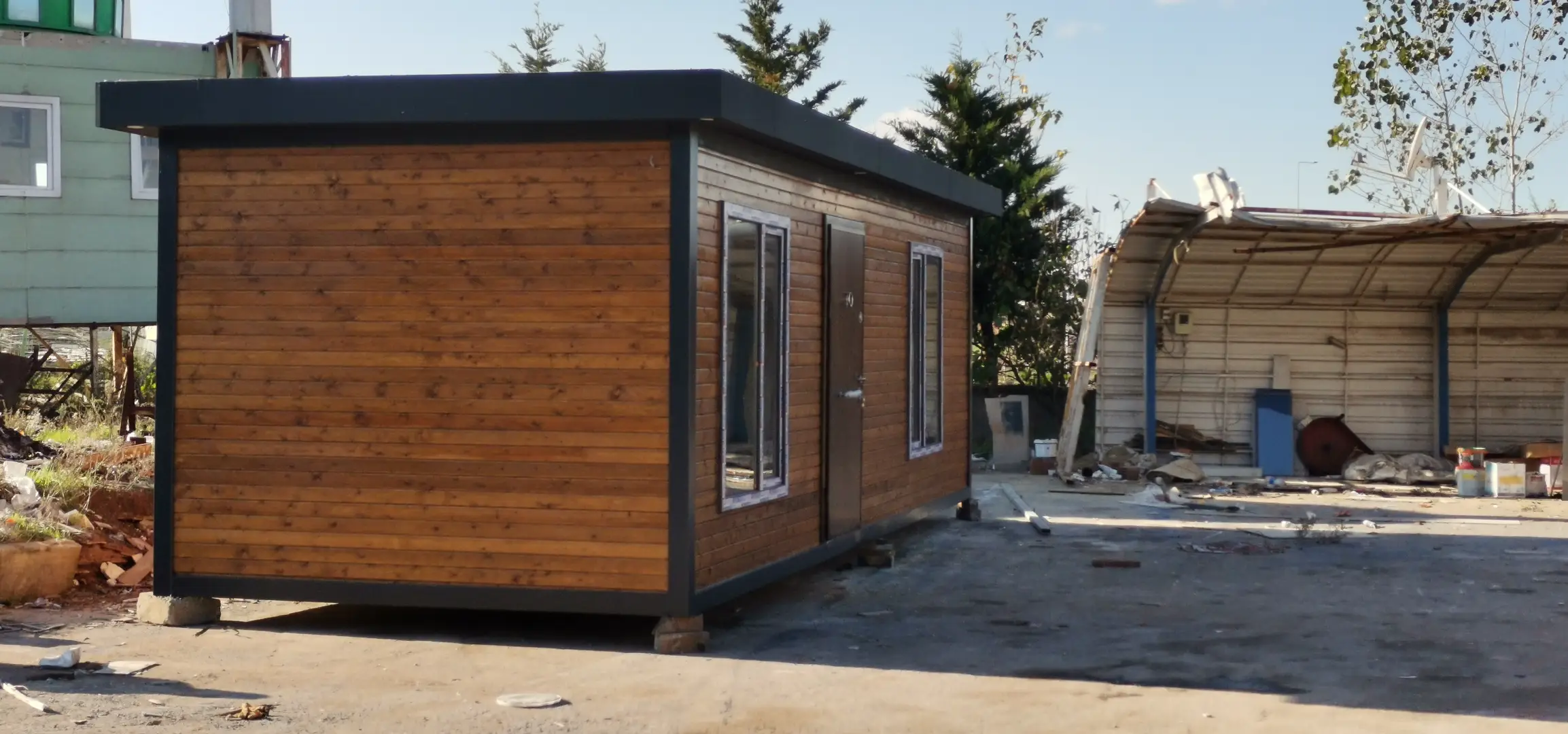 AHŞAP KAPLAMA KONTEYNER 24 M2