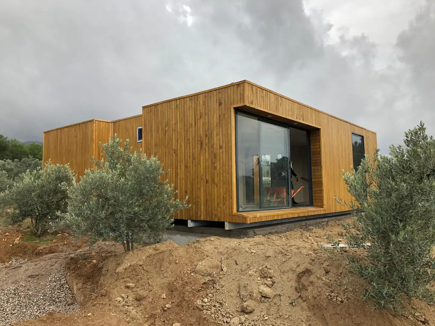 BİRLEŞİMLİ AHŞAP KAPLAMA  69 M2 EV ABDULLAH