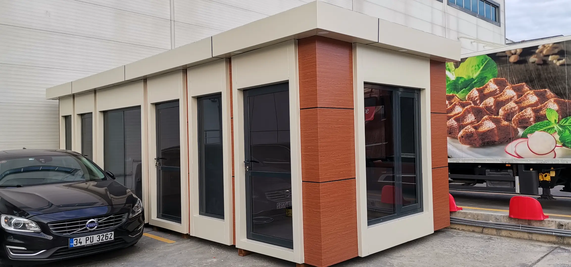 KOMPOZİT KAPLAMA OFİS KONTEYNER KOMAGENE